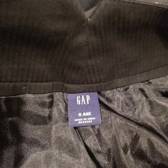 Gap Wool Ankle Trouser Black size 8 - Picture 5 of 9